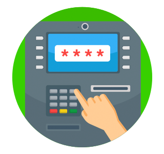 กดรหัสส่วนตัว 4 หลัก